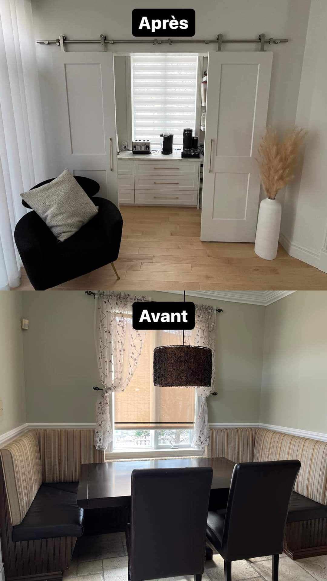 Une matière chaleureuse, partout, avant et après